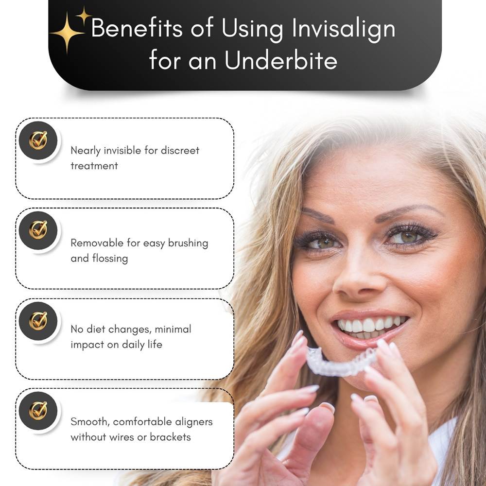 Benefits of Using Invisalign for an Underbite Brooklyn