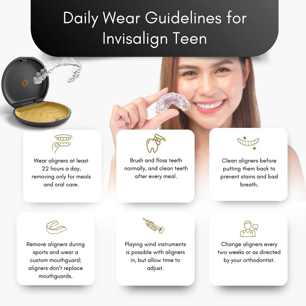 Daily Wear Guidelines for Invisalign Teen